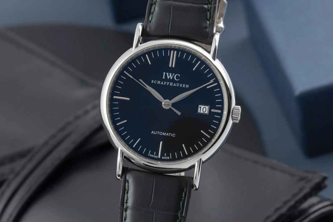  IWC Portofino Automatic Schaffhausen Portofino Automatic Edelstahl Ref. IW356308 Papiere 