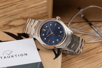 Thumbnail von Ebel Classic Wave Stahl/Rosegold Diamanten Ref. 03.1.15.1051