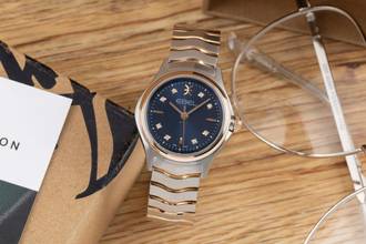 Thumbnail von Ebel Classic Wave Stahl/Rosegold Diamanten Ref. 03.1.15.1051