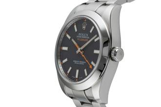 Thumbnail von Rolex Milgauss Black Dial Stahl Automatik Herrenuhr Ref. 116400 V-Serie B&P 2009