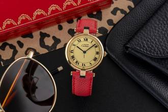 Thumbnail von Cartier Vendome LC GM Vermeil 925 Silber Ivory Dial Medium Size Ref. 590003