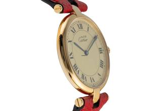 Thumbnail von Cartier Vendome LC GM Vermeil 925 Silber Ivory Dial Medium Size Ref. 590003