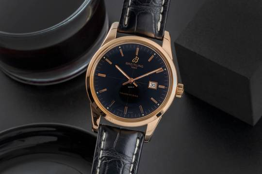  Breitling Transocean 18k Rotgold Automatik Ref. R10360 Box und Papiere 2017 