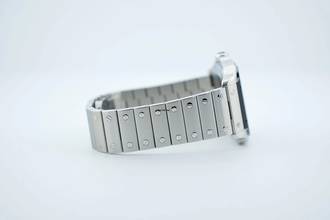 Thumbnail von Cartier Santos Large - Box+Papers - Cartier Warranty Until 2029 - Additional Rubber Strap WSSA0037 2021