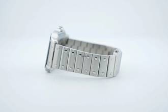 Thumbnail von Cartier Santos Large - Box+Papers - Cartier Warranty Until 2029 - Additional Rubber Strap WSSA0037 2021