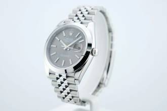 Thumbnail von Rolex Datejust 41 Rhodium Dial Jubilee Bracelet - With Box And Papers - 24 Months Warranty 126300 2018