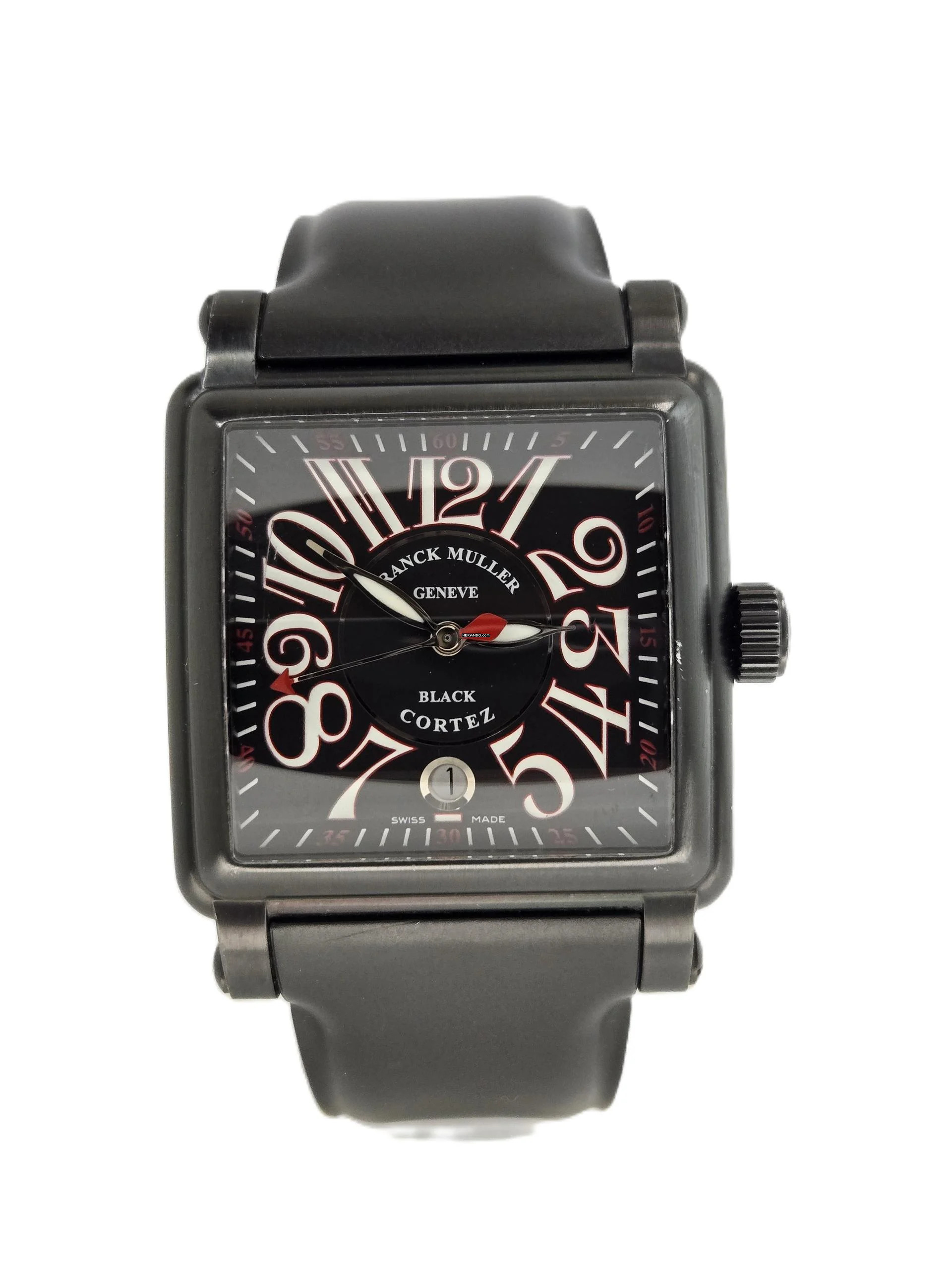 Franck Muller Conquistador Cortez rare black Cortez 41mm