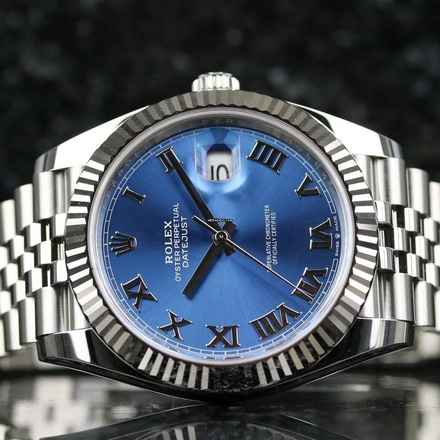  Rolex Datejust 41 Jubille - Blue Azzuro - New LC100 - 12/2025 