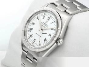 Thumbnail von Rolex Air King 34mm Edelstahl Automatik 14010 Medium Stahl Damen Stainless Steel Oyster-band White Dial