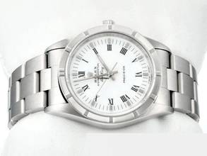 Thumbnail von Rolex Air King 34mm Edelstahl Automatik 14010 Medium Stahl Damen Stainless Steel Oyster-band White Dial