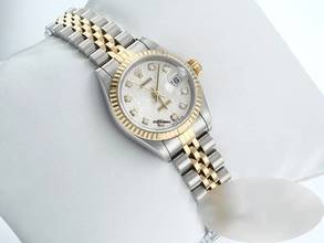 Thumbnail von Rolex Lady-Datejust Edelstahl Gelbgold 750 Diamanten Automatik Stainless Steel 18kt Yellow Gold Stahl Jubilé-band Chronometer Oyster