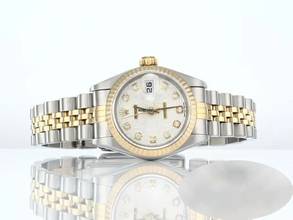 Thumbnail von Rolex Lady-Datejust Edelstahl Gelbgold 750 Diamanten Automatik Stainless Steel 18kt Yellow Gold Stahl Jubilé-band Chronometer Oyster