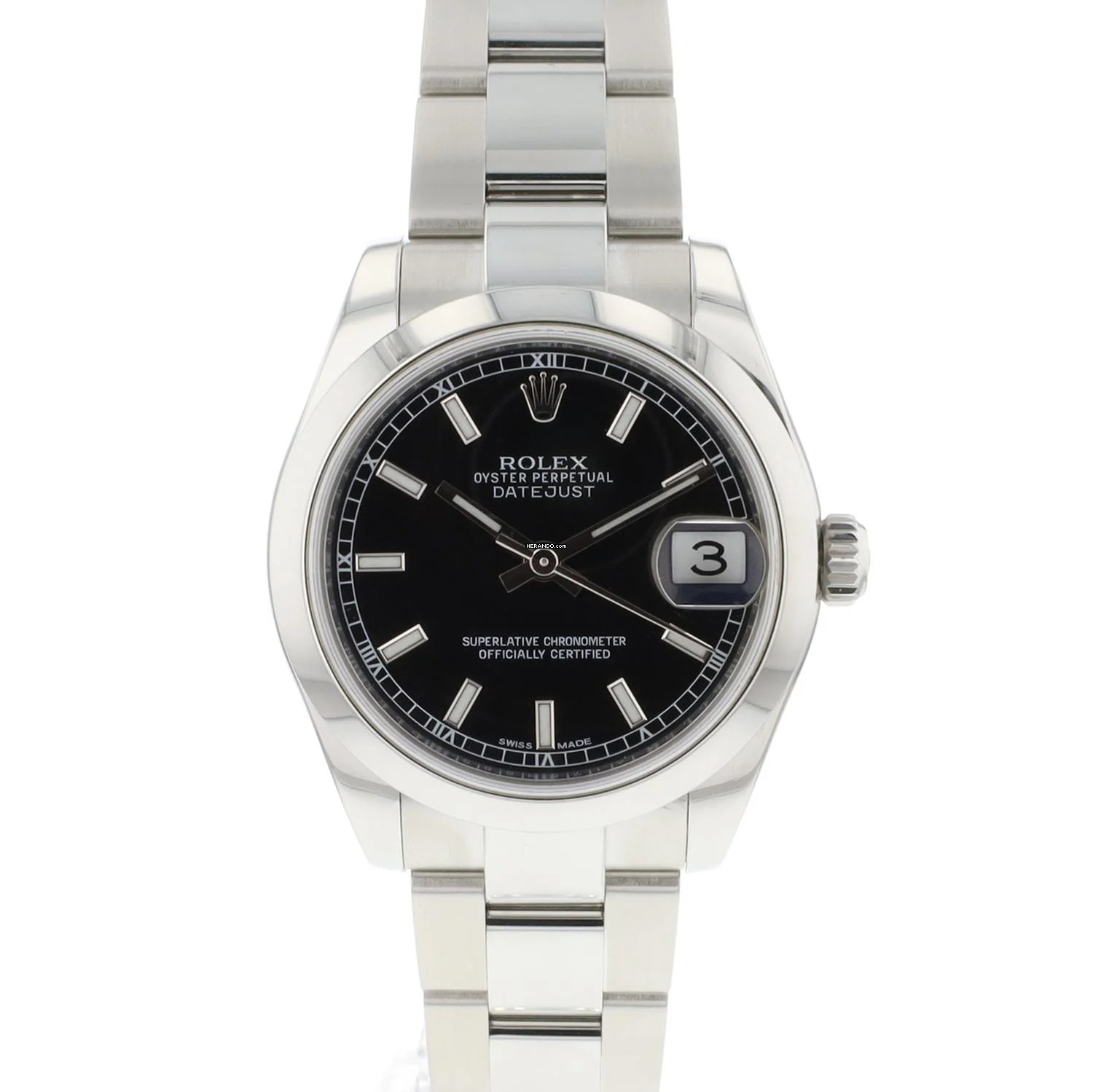 Rolex Datejust 31 Black Dial