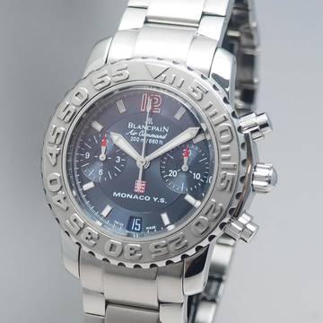  Blancpain Air Command Monaco Yacht Show Chronograph 2485F-1140-M71 B+P Box+Papiere+Neukaufrechnung 