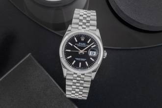 Thumbnail von Rolex Datejust 36 Black Dial Stahl Automatik Herren Ref. 126200 Box & Papiere 2025