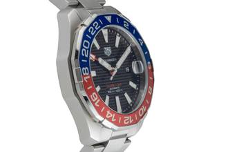 Thumbnail von TAG Heuer Aquaracer 300M GMT Automatik Stahl Ref. WAY201F.BA0927 B&P 2019