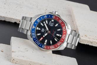 Thumbnail von TAG Heuer Aquaracer 300M GMT Automatik Stahl Ref. WAY201F.BA0927 B&P 2019