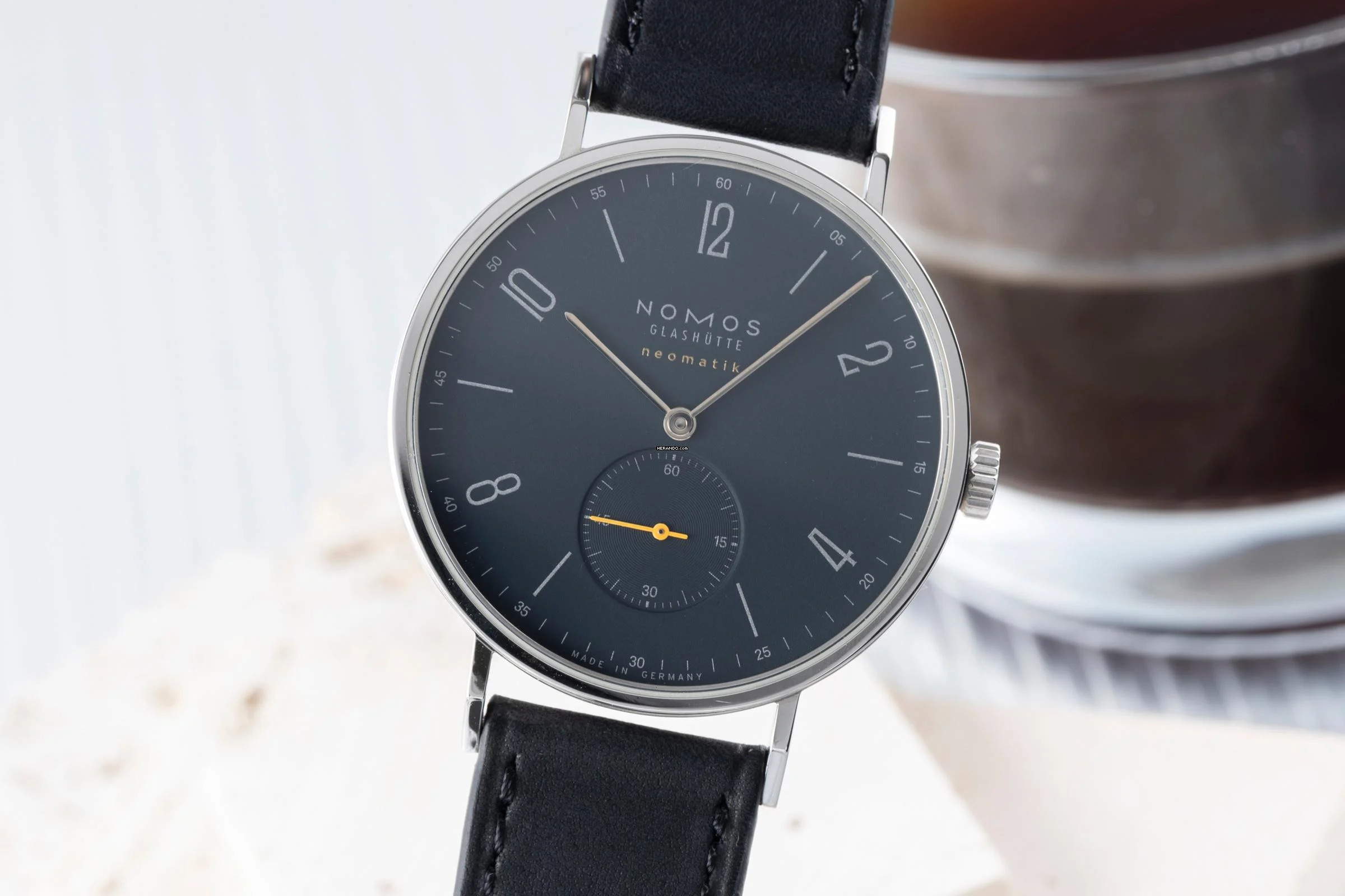  NOMOS Tangente Neomatik 39 Nachtblau Ref.142 Box 
