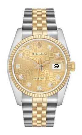  Rolex Datejust 36 36mm - Bicolor Jubilee Bracelet - Anniversary Dial - Box+Papers - 24 Months Warranty 116233 2016 