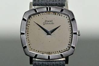 Thumbnail von Piaget rare TV Screen Dress Watch | 12423 | Automatic Cal. 12P | white gold