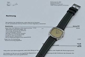 Thumbnail von Piaget rare TV Screen Dress Watch | 12423 | Automatic Cal. 12P | white gold