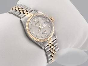 Thumbnail von Rolex Lady-Datejust Edelstahl Gelbgold 750 Diamanten Automatik Gold Stahl Damen