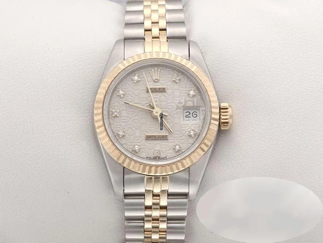 Rolex Lady-Datejust Edelstahl Gelbgold 750 Diamanten Automatik Gold Stahl Damen