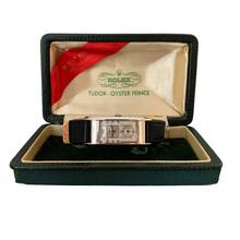 Thumbnail von Rolex Prince Observatory Art Decò style Breguet indexes 10K Gold filled