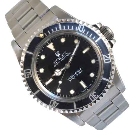  Rolex Submariner (No Date) 5513 No Date black tritium dial 1988 Full Set TOP Condition 