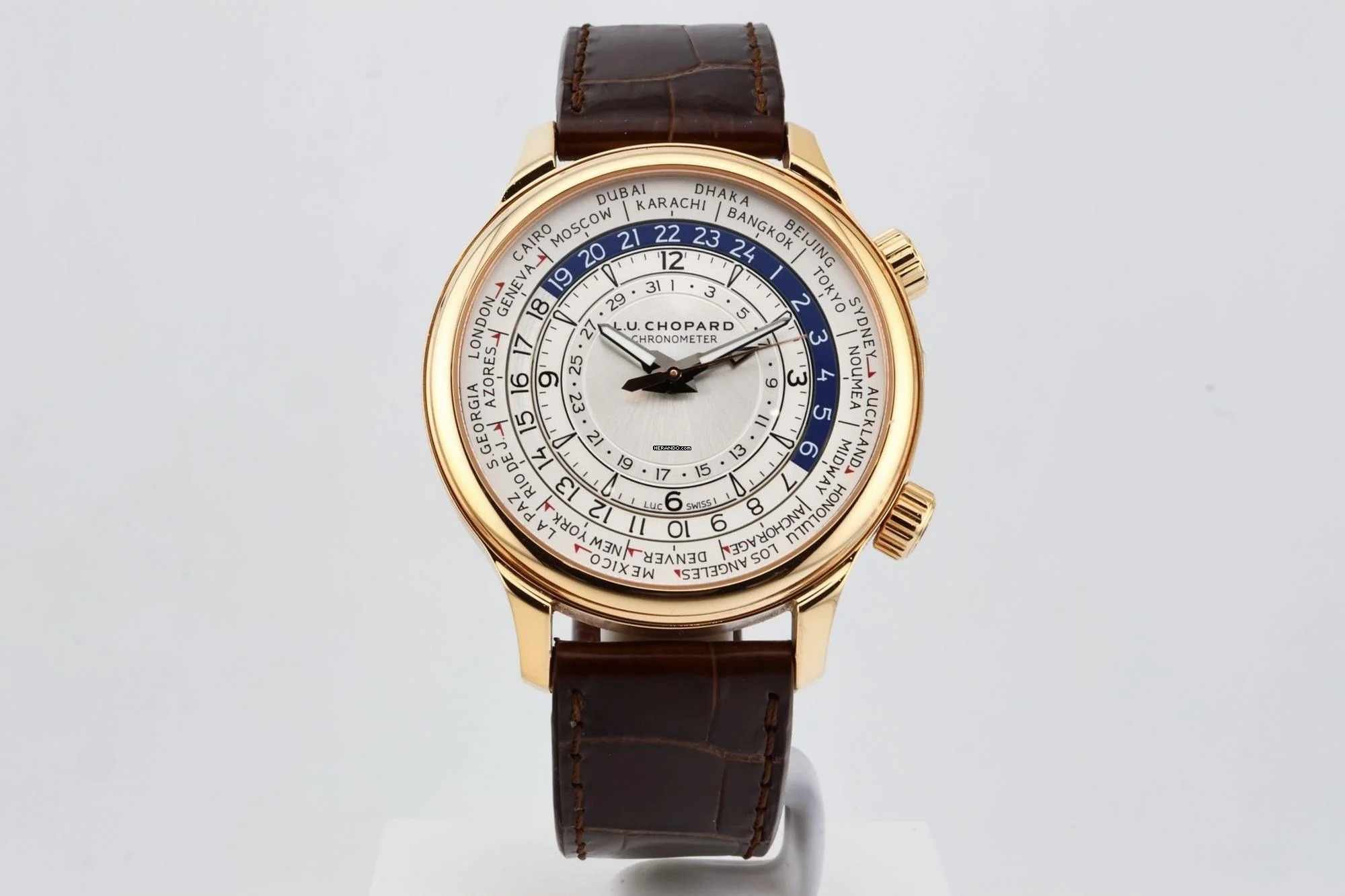  Chopard L.U.C Time Traveler One In Rose Gold - With Box And Papers - 161942-5001 2019 
