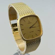 Thumbnail von Omega De Ville Herren / Unisex Vintage Armbanduhr Quarz 1365 Gehäuse und Band 14 K 585 Gelbgold Original Box Erstbesitz