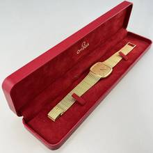 Thumbnail von Omega De Ville Herren / Unisex Vintage Armbanduhr Quarz 1365 Gehäuse und Band 14 K 585 Gelbgold Original Box Erstbesitz