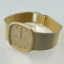 Thumbnail von Omega De Ville Herren / Unisex Vintage Armbanduhr Quarz 1365 Gehäuse und Band 14 K 585 Gelbgold Original Box Erstbesitz