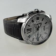 Thumbnail von Cartier Calibre de Cartier Chronograph W7100046 Stahlgehäuse Lederband mit Faltschließe Full Set