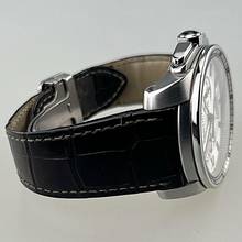 Thumbnail von Cartier Calibre de Cartier Chronograph W7100046 Stahlgehäuse Lederband mit Faltschließe Full Set