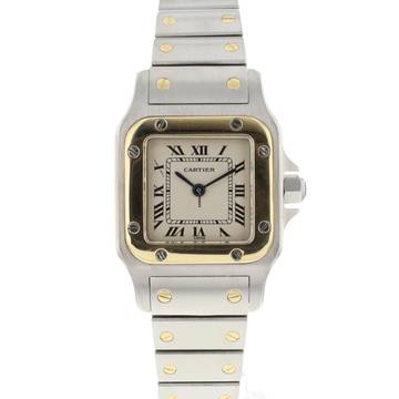  Cartier Santos Galbée PM Steel Gold 