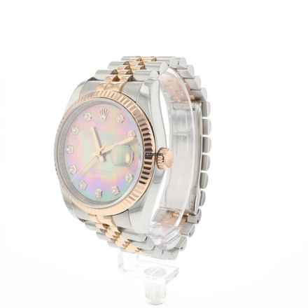  Rolex Datejust 36 Jubilee Steel / Everose MoP Diamond Dial 