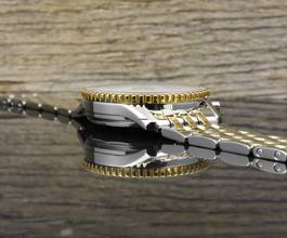 Thumbnail von Breitling Old Navitimer D13022 Blue Dial Stahl Gold very Nice Vintage B&P 1995