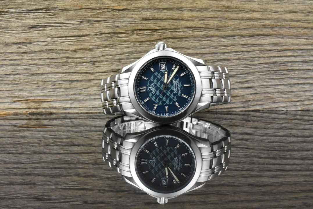  Omega Seamaster 120 M Jacques Mayol Watch Limited Edition Automatik - Vintage 2003 