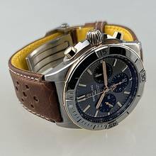 Thumbnail von Breitling Chronomat 42 B01 42 Triumph Automatik Titan & 18 K Roségold Lederarmband braun deutsche Auslieferung Full Set