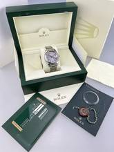 Thumbnail von Rolex Datejust II Stahlgehäuse Weißgoldlünette 41 mm Zifferblatt silber arabische Ziffern LC100 Full Set deutsche Auslieferung EK 10/2009 Revision 11/2025