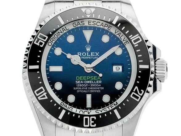  Rolex Sea-Dweller Deepsea Deep-Blue James Cameron Ref.126660 2018 Full Set LC 100 wie Neu Vintage 