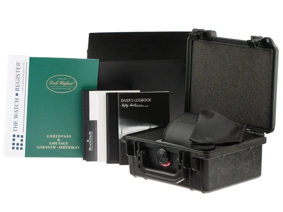  Blancpain Fifty Fathoms Bathyscaphe Ref.5000-1110-B52A 2021 Full Set wie Neu 