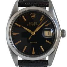 Thumbnail von Rolex Oysterdate Precision Oyster Date 6694 gilt black glossy dial 1963’s