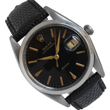  Rolex Oysterdate Precision Oyster Date 6694 gilt black glossy dial 1963’s 