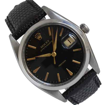  Rolex Oysterdate Precision Oyster Date 6694 gilt black glossy dial 1963’s 
