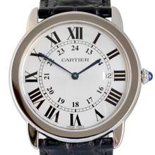 Thumbnail von Cartier Ronde Solo de Cartier 36MM silver dial Quartz 2011 Full Set