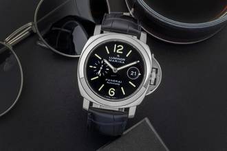 Thumbnail von Panerai Luminor Marina Automatic Datum Edelstahl Herrenuhr Ref. PAM00104