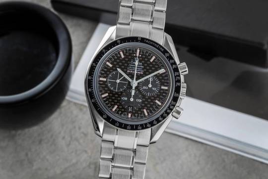  Omega Speedmaster Racing Chronograph Stahl Ref. 3552.59.00 Papiere 2017 