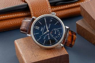 Thumbnail von IWC Portofino Handaufzug Schaffhausen Portofino Handaufzug Stahl Herrenuhr Ref. IW510102 Papiere 2011